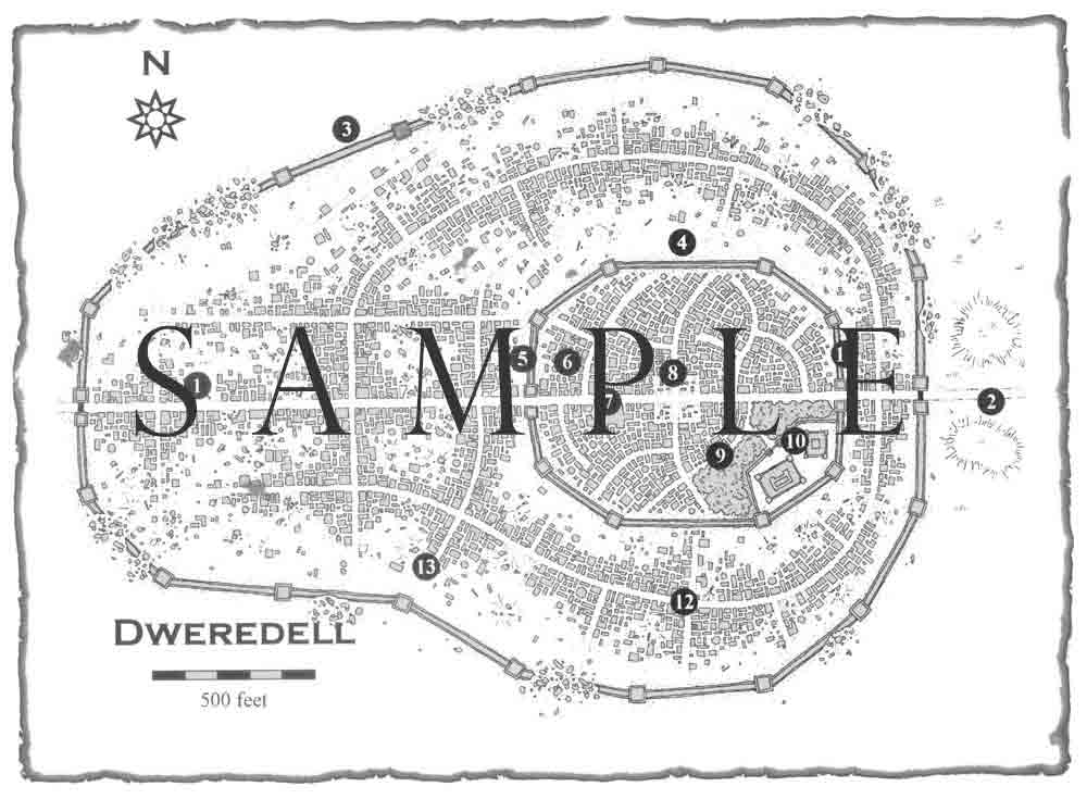 Dweredell - Sample Map